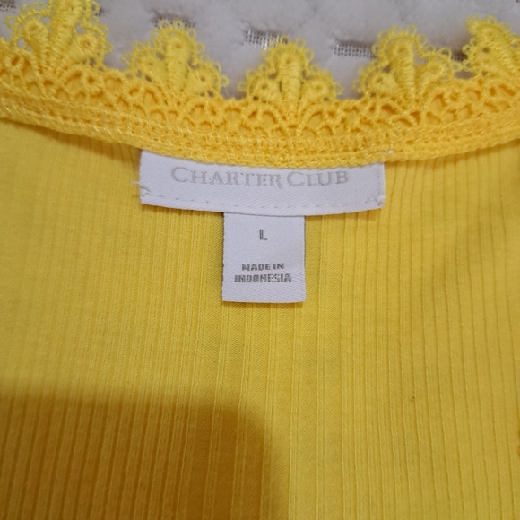 Charter Club Women  Shirts  Size L  Yellow - Picture 4 of 6